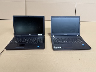 2x Laptop, Dell En Lenovo