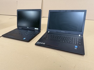 2x Laptop, Dell En Lenovo