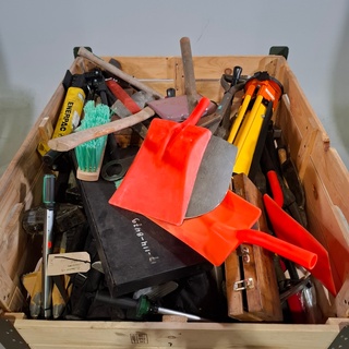 Partij tuin en handgereedschap