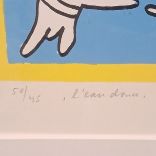 Zeefdruk, Jan Snoeck, L’eau douce