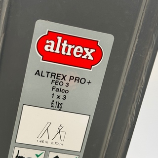 Uitzettrap, Altrex Pro +, Falco, 1×3 treden