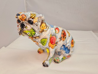 Bulldog sculptuur