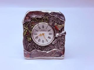 Royal Selangor Winter/Robin tafelklok