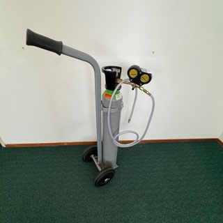 Gasfleskar met manometer, Matador/Supergas, Formeergas, inclusief mano
