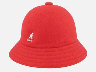 Kangol hoed – Wool casual red bucket hat
