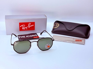 Rayban zonnebril Marshal II black green polarized