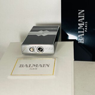 Balmain Paris aansteker – Limited edition black & silver