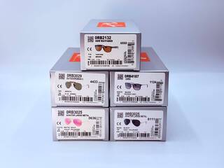 5x Rayban zonnebrillen – Aviator, New Wayfarer, Outdoorsman II, Chris
