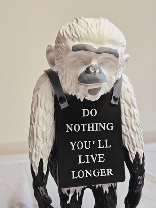 Banksy fanart sculptuur – Banksy ape