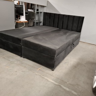 Boxspring met opbergfunctie showroom model 160×200 cm, Hollandia, Zwar