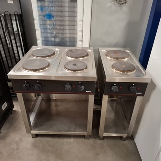 2x Elektrische kookplaat, Atag