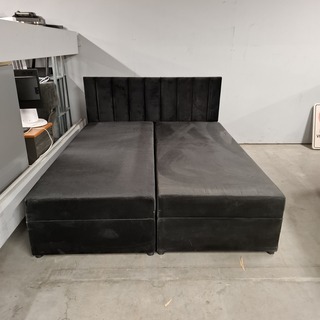 Boxspring met opbergfunctie showroom model 160×200 cm, Hollandia, Zwar