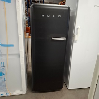 Koelkast met vriesvak, SMEG A++, FAB28LBVS, Zwart