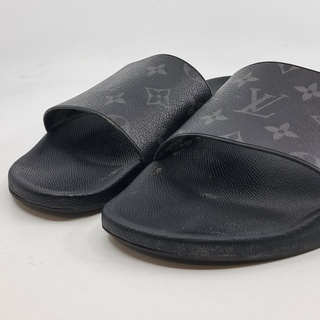 Badslippers, Louis   Vuitton, zwart