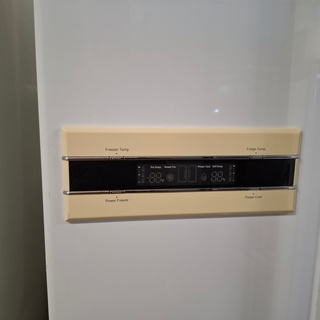 Amerikaanse koelkast A++, Samsung, RS20CCSV, Wit