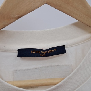 T-shirt, Louis Vuitton, wit, maat XL