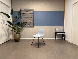 H-base eetkamerstoel Vitra, DSX, ice grey