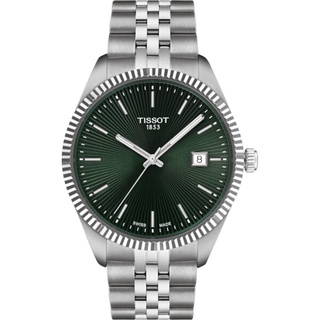 Heren horloge Tissot, Ballade 40mm, silver/green