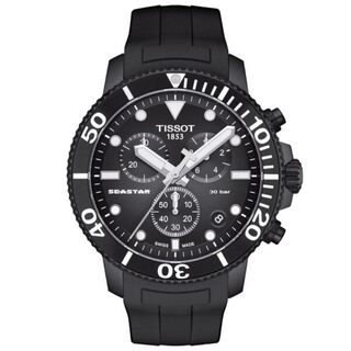 Heren horloge Tissot, Seastar 1000, black