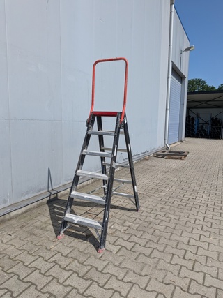 Werktrap Altrex, 2x 5 treeds met bordes