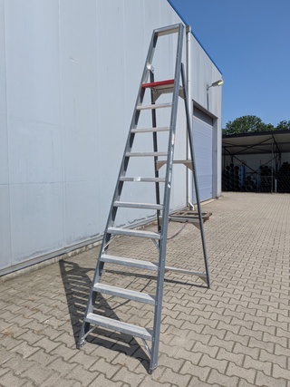 Werktrap Altrex, 9 treeds met bordes