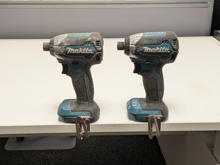 2x Accu slagschroevendraaier Makita, DTD153, bouwjaar 2022