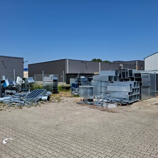 Partij luchtkanaal buismateriaal en toebehoren