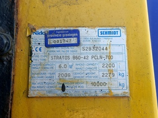 Zoutstrooier 6.0M³, Nido – Schmidt, Stratos B60-42 PCLN-700, 2008