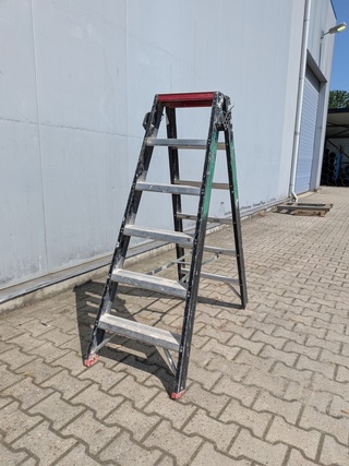 Werktrap Altrex, 2x 5 treeds met bordes