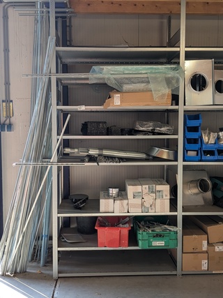 Assortiment bouwbenodigdheden