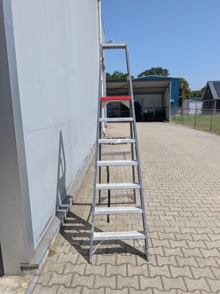 Werktrap Altrex, 6 treeds met bordes