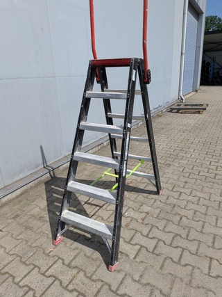 Werktrap Altrex, 2x 5 treeds met bordes
