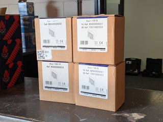 4x Diverse badkamer ventilator Azur