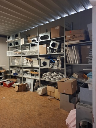 Partij divers luchtkanaal toebehoren