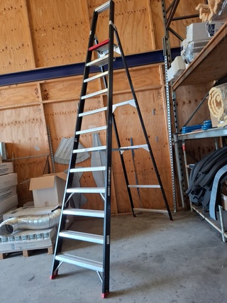 Werktrap Altrex, 11 treeds met bordes