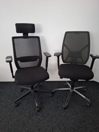 2x Diverse bureaustoel