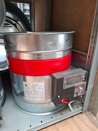 4x Brandklep 400mm RFT , Fire damper CR2