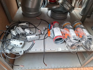 3x Brandregelklep 2x RF-t, 1x Belimo
