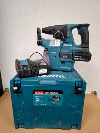 Accu klopboormachine met stofafzuiging Makita, DHR242 | DX06, bouwjaar