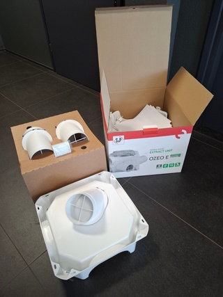 Woonhuisventilator Ozeo, E Ecowatt control CO2 plug
