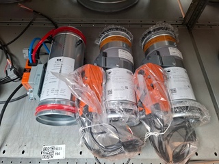 3x Brandregelklep 2x RF-t, 1x Belimo