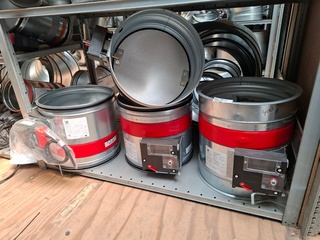 4x Brandklep 400mm RFT , Fire damper CR2
