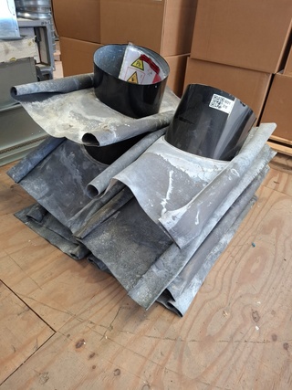 8x Dakdoorvoer met loodslab