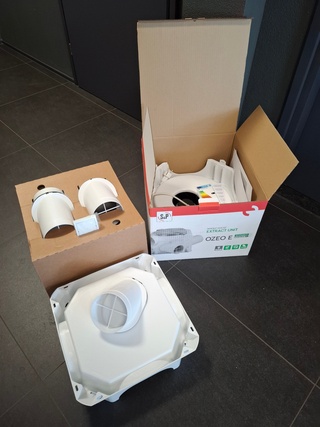 Woonhuisventilator Ozeo, E Ecowatt control CO2 plug