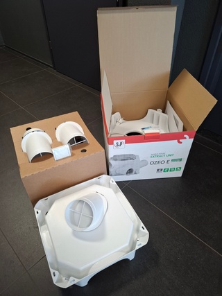 Woonhuisventilator Ozeo, E Ecowatt control CO2 plug
