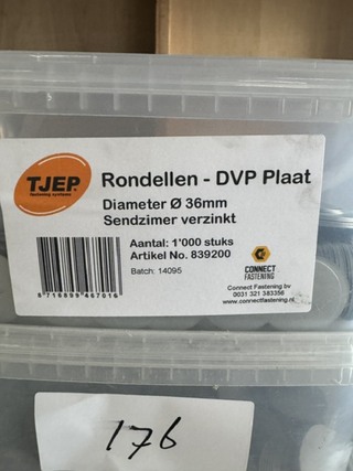 4x bakken met rondellen, Trje, 839200