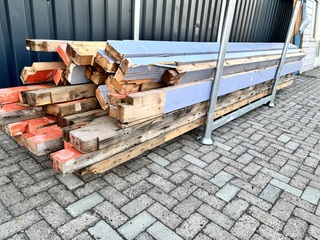 Ca. 13x Houten gordingen