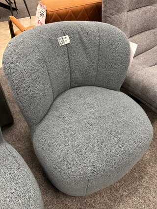 Fauteuil Ingmar, geweven, blauw