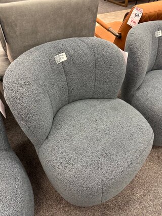 Fauteuil Ingmar, geweven, blauw