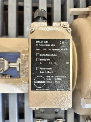 Regelklep, Samson, 3767 i/p positioner, crème